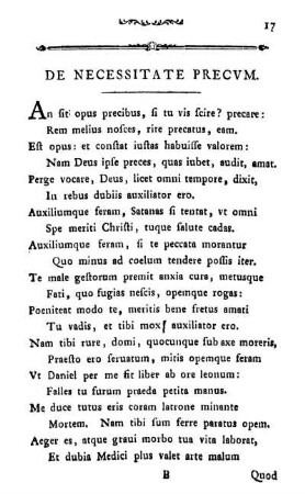 DE NECESSITATE PRECVM.