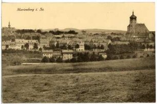 Marienberg. Blick auf Marienberg