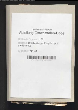 Berichte aus den Lippe-Brakischen Ämtern - Vermischtes