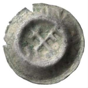 Fundmünze, Hohlpfennig, 1400 - 1425