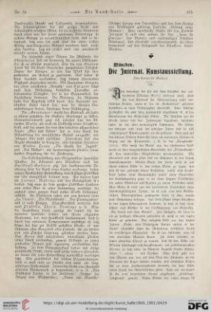 6: München: Die Internat. Kunstausstellung