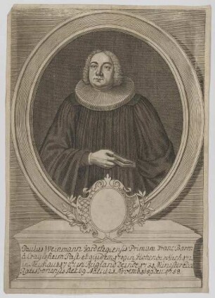 Bildnis des Paulus Weinmann