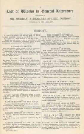 List of works in general literature