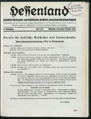 Heft 9/10, September/Oktober 1936