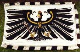 Flagge mit Preußischem Adler