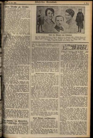 Zweite Ausgabe vom Dienstag, den 26. November 1929.