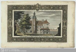 Prospect der Kirchen u. der Kellerey ingl. des alten Guarnisons Haußes in der ferne