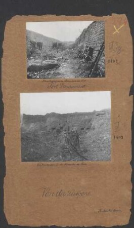 Grabenstreifen in der Nordspitze des Forts