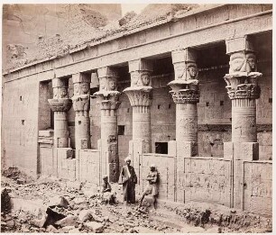 Philae - Colonnade of the Great Court of the Temple of Isis