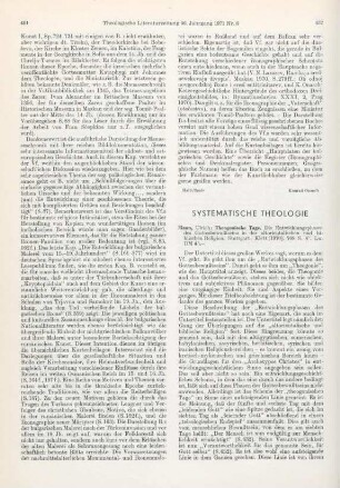 452-455 [Rezension] Mann, Ulrich, Theogonische Tage