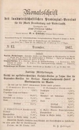 No 12. December. 1867.