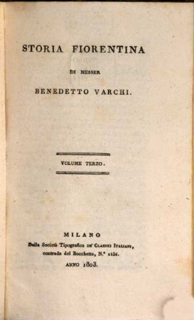Storia Fiorentina, 3