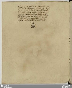 Geleitwort [handschr.]