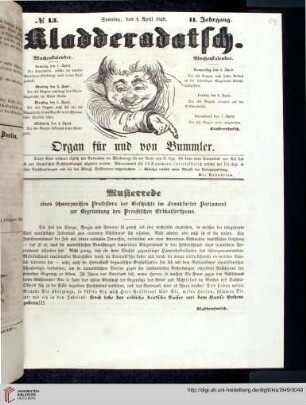 Hefte 13-17, April 1849