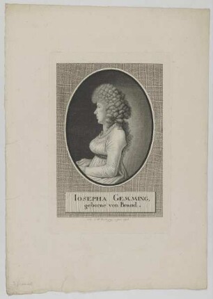 Bildnis der Iosepha Gemming