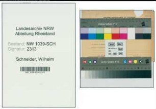 Entnazifizierung Wilhelm Schneider , geb. 07.02.1898 (Diplomhandelslehrer)