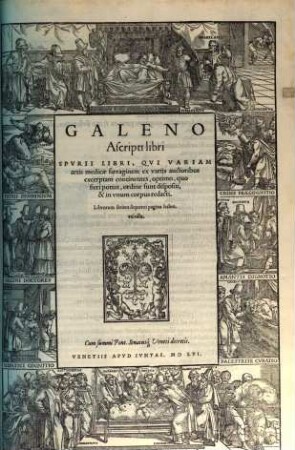 Omnia quae extant in latinum sermonem conversa : Quibus post summam antea adhibitam diligentiam multum nunc quoque splendoris accessit, quod loca quamplurima ex emendatorum exemplarium grȩcorum collatione et illustrata fuerint & castigata. 9, Ascripti libri Spurii Libri, Qui Variam artis medicae farraginem ex variis auctoribus excerptam continentes, optimo, quo fieri potuit, ordine sunt dispositi, & in unum corpus redacti