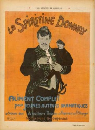 Les Affiches de Cappiello. La Spiritine Donnay