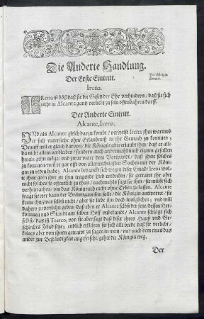 Die Anderte Handlung.