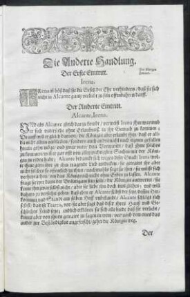 Die Anderte Handlung.