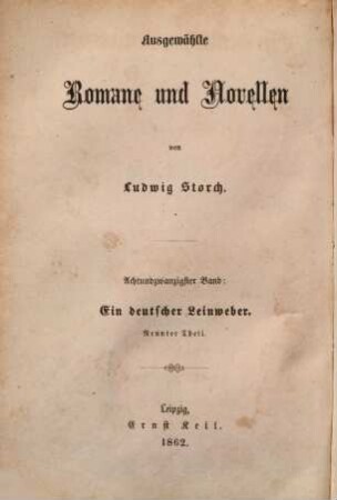 Ein deutscher Leinweber : Zeit- und Lebensbilder aus der ersten Hälfte des sechzehnten Jahrhunderts, 3,1.. Das Haus Fugger : Roman in vier Theilen