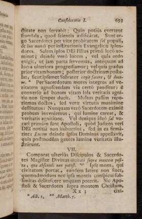 693-697, VII. Comparat ulterius Discipulos & Sacerdotes Magister ...