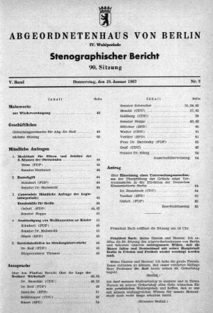 Nr. 2(90), 19. Januar 1967
