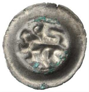 Fundmünze, Hohlpfennig, 1296 - 1412