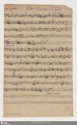 Oboe Secundo.