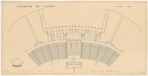 Sportfield Kairo Main Stadium: Lower Circle, Sector N L3, 1:200