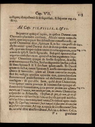Ad Cap. VII. VIII. IX. X. Et XI.