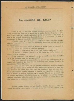 La medida del amor