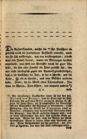 Ueber die Ankunft Pius des VI. in Wien : Fragment eines Briefs von ****