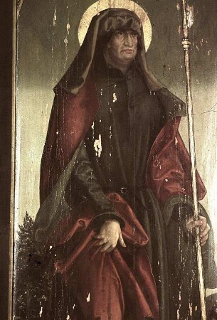 Linker Flügel, Außenseite: der heilige Philippus