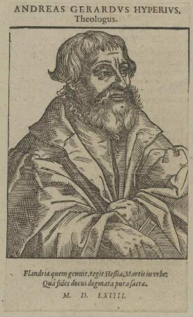 Bildnis des Andreas Gerardus Hyperius