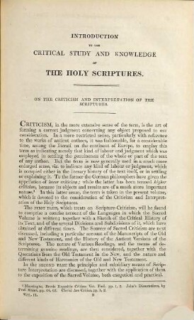 An introduction to the critical study and knowledge of the holy scriptures : illustrated with numerous maps and facsimiles of biblical manuscripts, 2,1