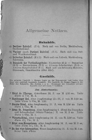 Gasthöfe.