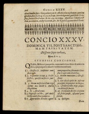 Concio XXXV. Dominica VII. Post Sanctissimam Trinitatem.