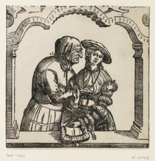 Alter Mann und Mädchen