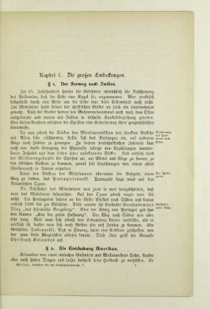 Kapitel I. Die großen Entdeckungen