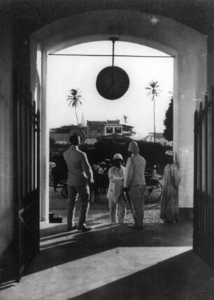 Besuch beim Sultan von Zanzibar