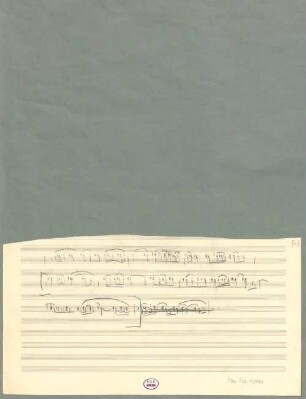 Adagio, orch, Sketches - BSB Mus.ms. 12960 : [without title]
