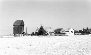 Zschepplin-Krippehna. Blick zur Kuhne Mühle, Bockmühle und Gehöft
