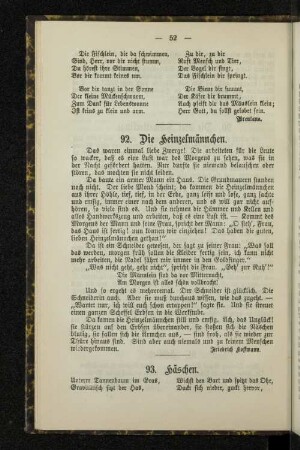 92. Die Heinzelmännchen.