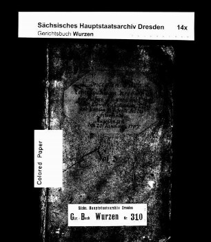 Konzeptbuch der Lehnsreichungen