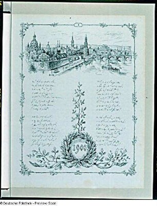 Text mit Dresden-Ansicht, Seite 9