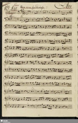 109. Aria: Una cosa fastidiosa / Galuppi, B.