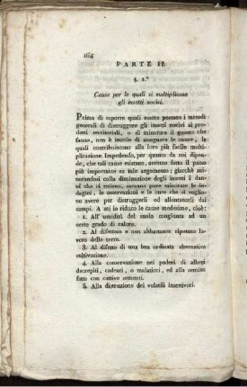 Parte II. Cause per le quali si moltiplicane gli insetti nocivi.