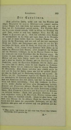 Die Carolinen