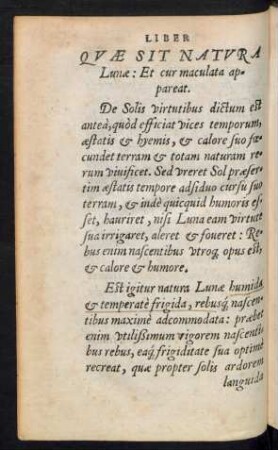 Quae Sit Natura Lunae: Et cur maculata appareat.